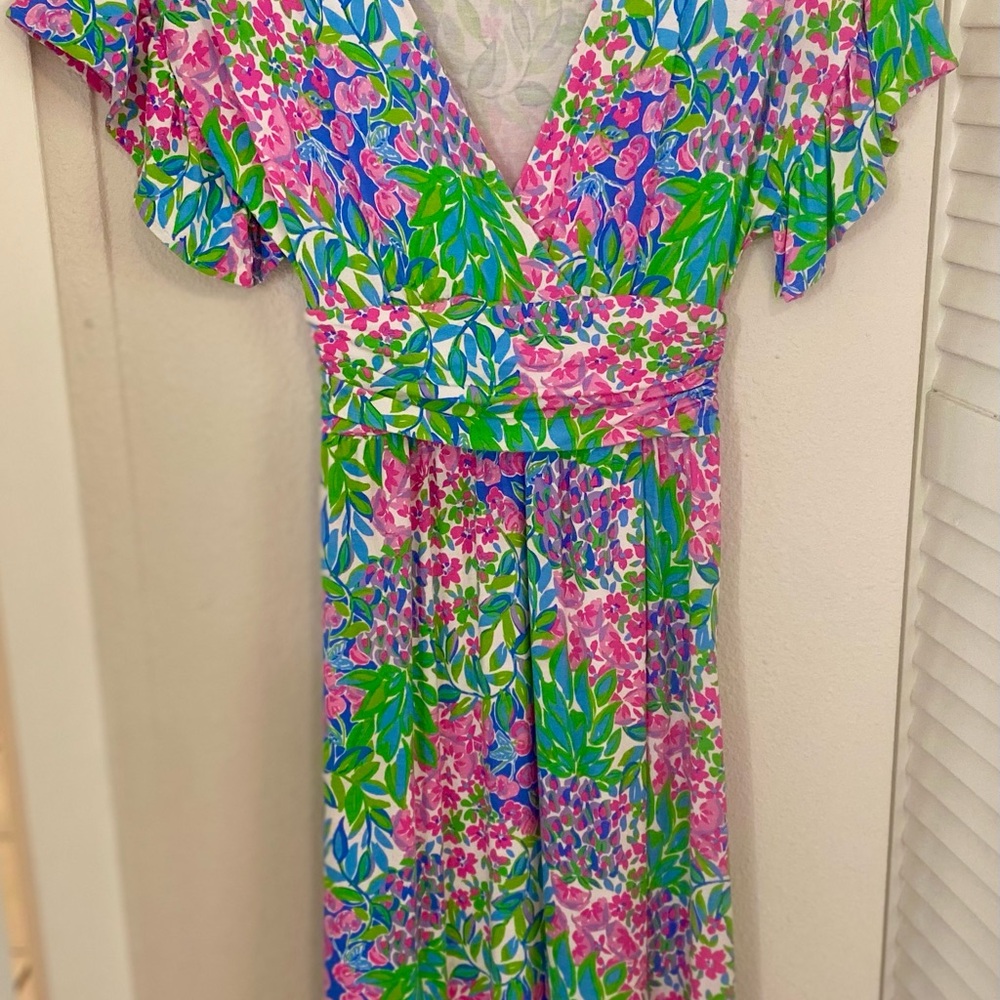 Lilly Pulitzer Pink and Green Dress